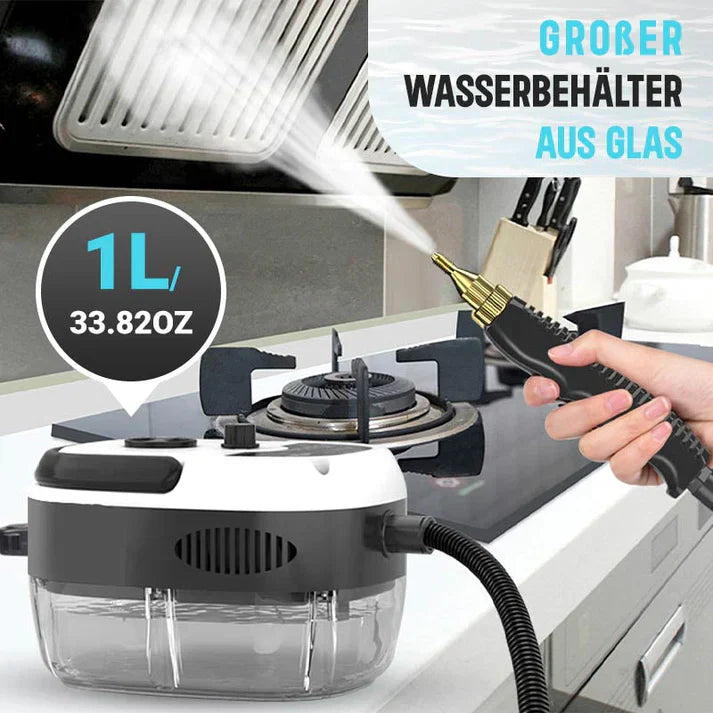 Tragbarer Hochtemperatur-Dampfreiniger mit Druckbeaufschlagung