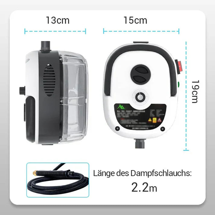 Tragbarer Hochtemperatur-Dampfreiniger mit Druckbeaufschlagung