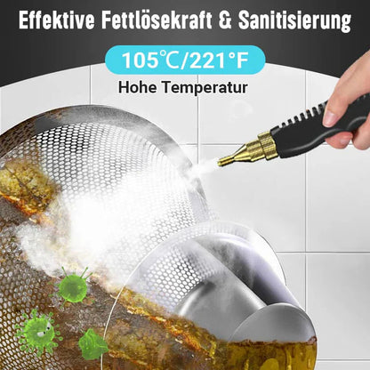 Tragbarer Hochtemperatur-Dampfreiniger mit Druckbeaufschlagung